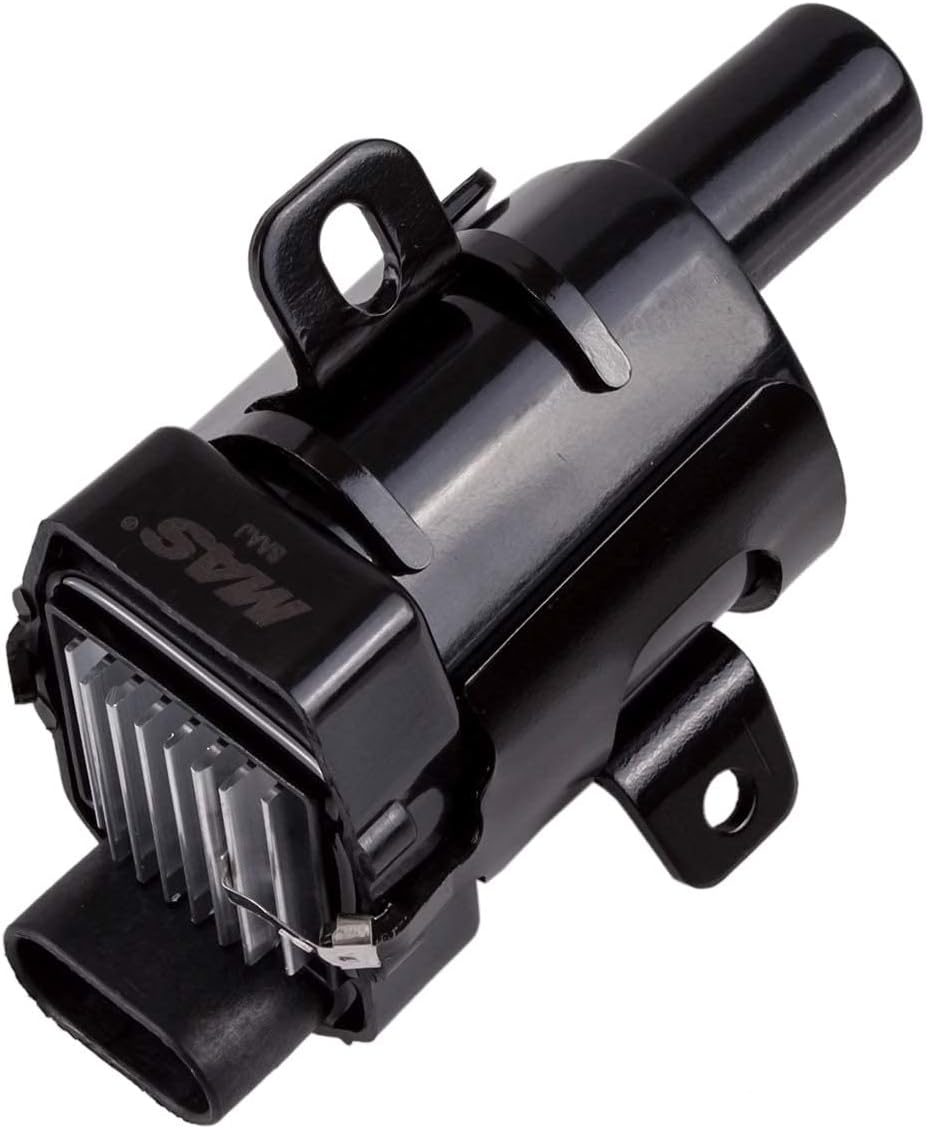 MAS Set of 8 Round Ignition Coils Pack Compatible with Chevy GMC Silverado 1500 2500 Tahoe Suburban Express Sierra Savana Yukon XL Escalade V8 Replacement For D585 C1251 19005218 UF262