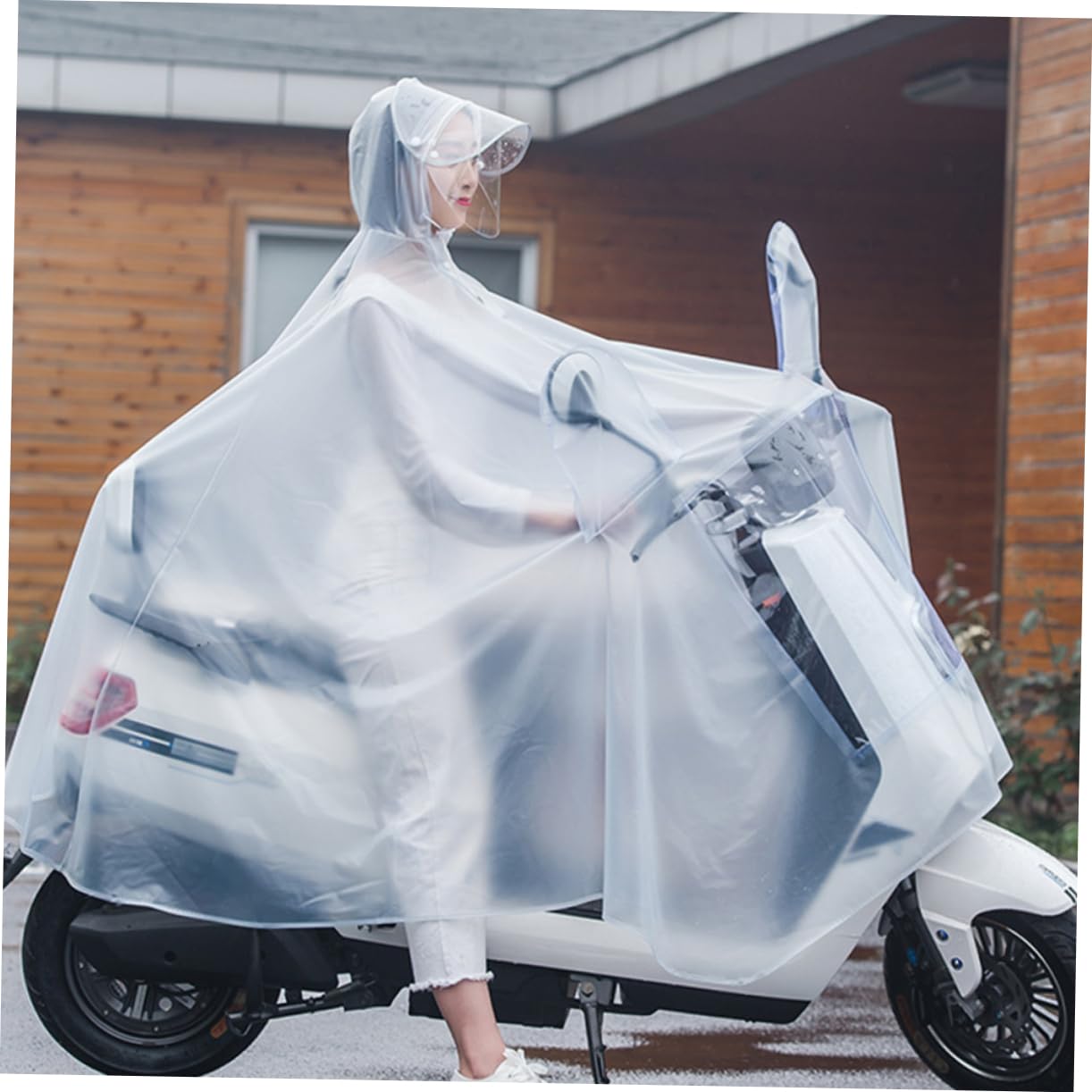 TOYANDONA Impermeabile Per Veicoli Elettrici Giacca Antipioggia Per Ciclismo Trench Per Adulti Poncho Antipioggia Per Adulti Impermeabile Per Esterni Pratico Impermeabile Impermeabile