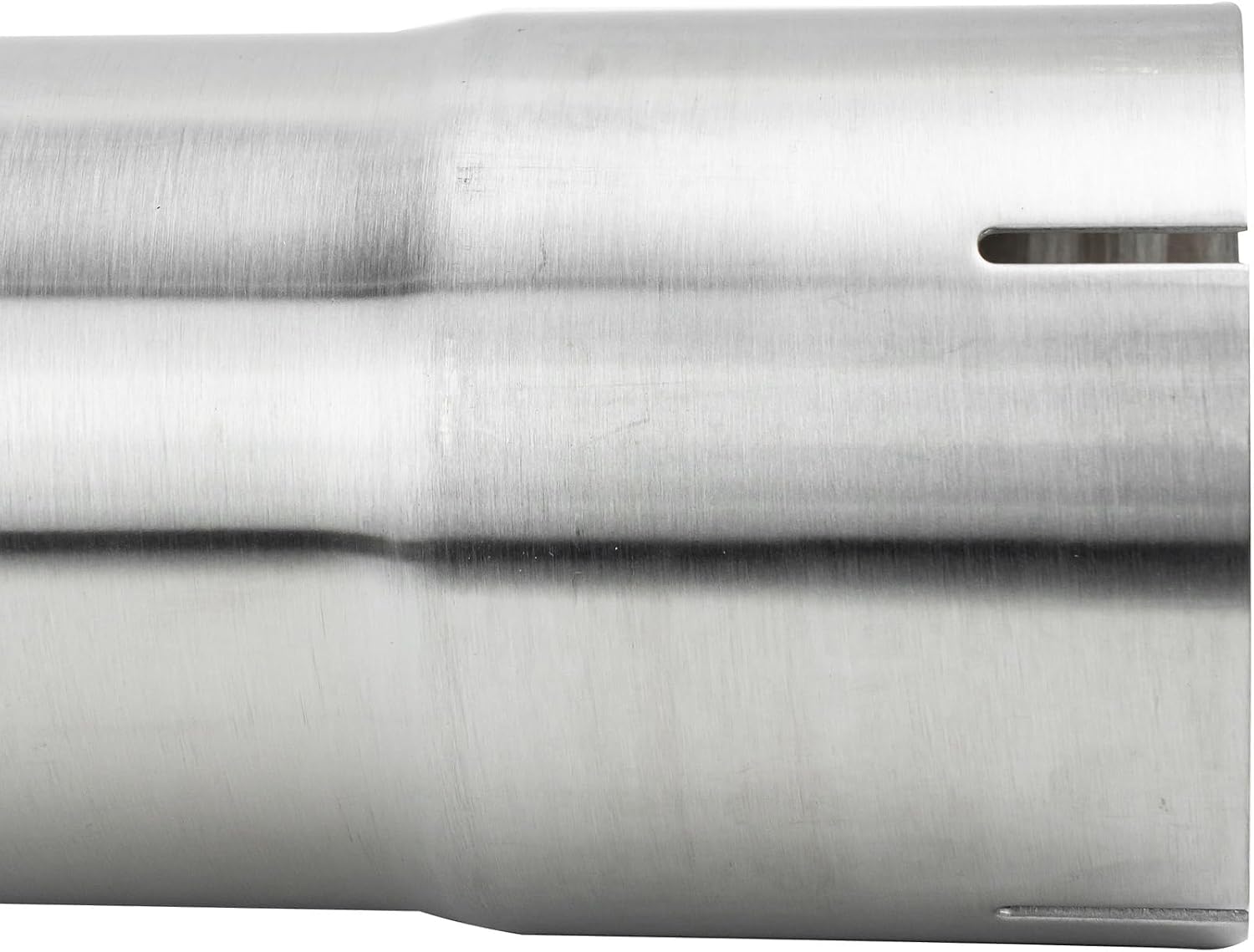 4 Inch Exhaust Pipe 17.3" Length, T304 Stainless Steel Mandrel Tubing, 4"(102mm) OD Flared Slip-Fit End Ducting,Universal Three and a half Straight Tailpipe Connector Adapte