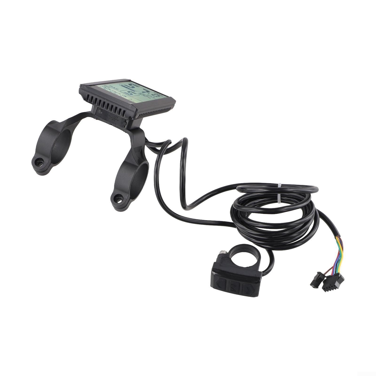 JN LCD-S830 - Expositor de bicicleta eléctrica, 24 V, 36 V, 48 V, para