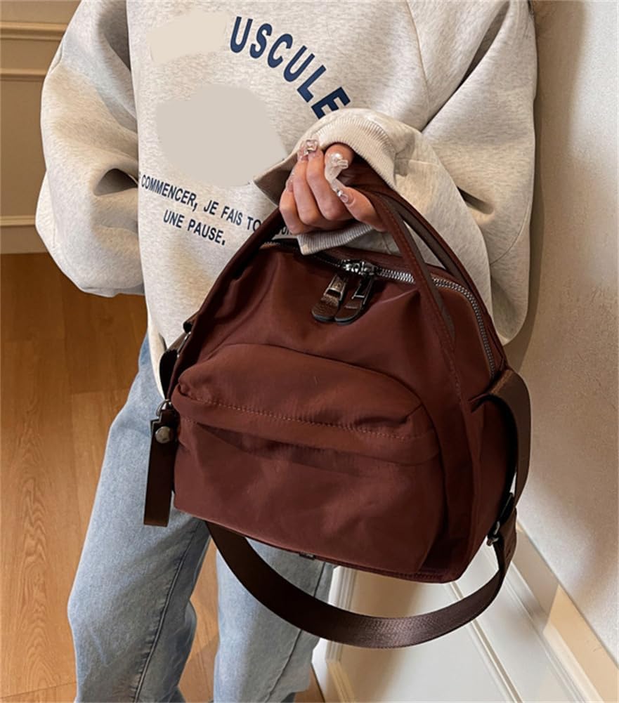 Nylon Crossbody Bags for Women Casual Top Handle Satchels Underarm Shoulder Hobo Purse Small Tote Bag Commute Clutch Purse - Image 3