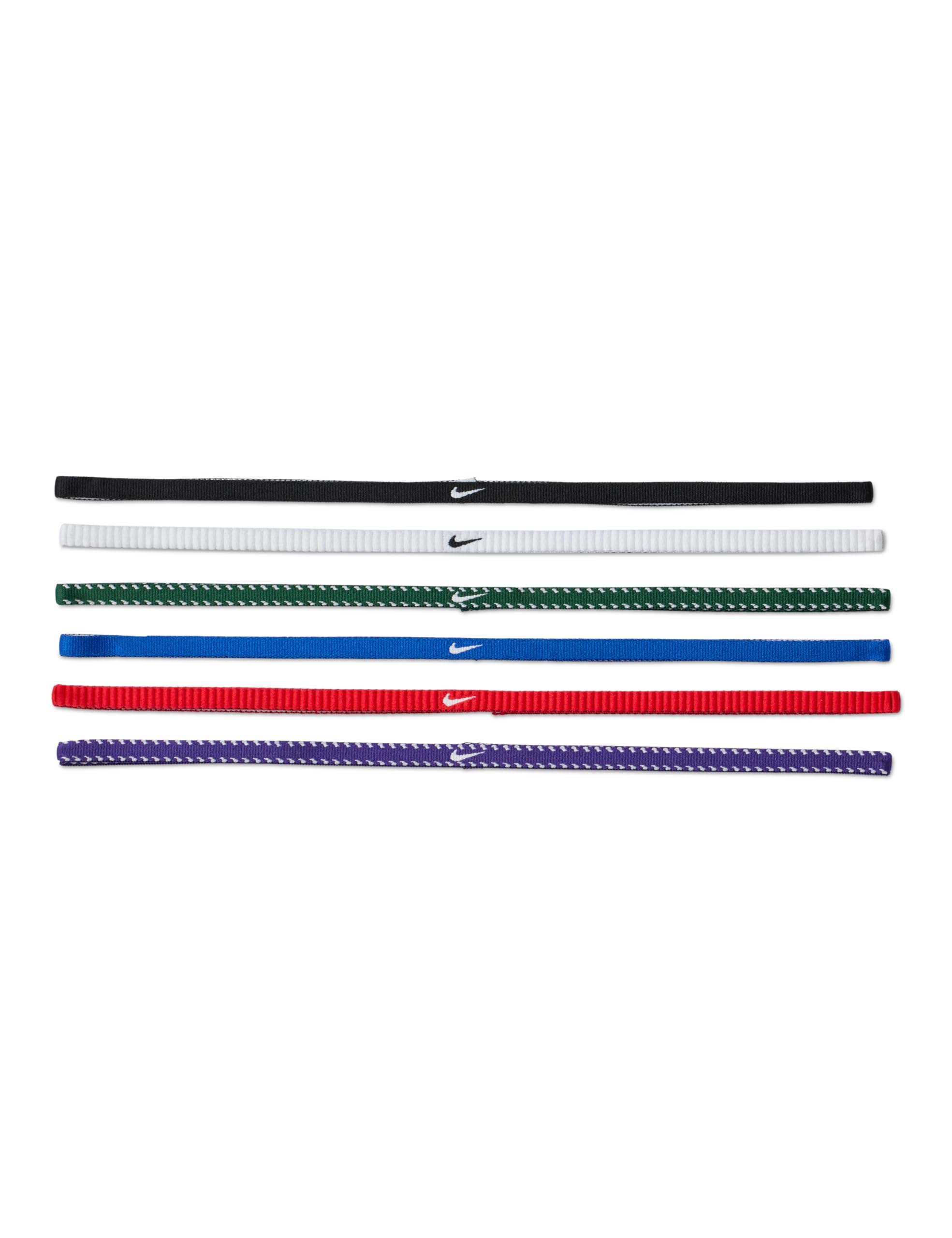 Nike Flex Classic Slim 6PK Bandeau pour homme Game Royal/​University Red/​White One Size