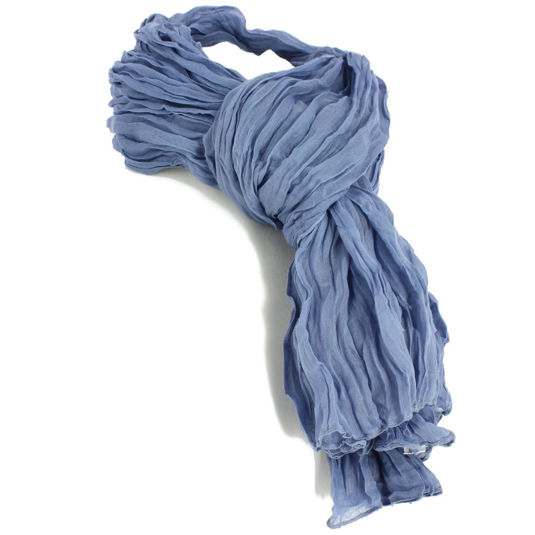 Chèche. DAKAR, Coton. Bleu de guède - Uni -