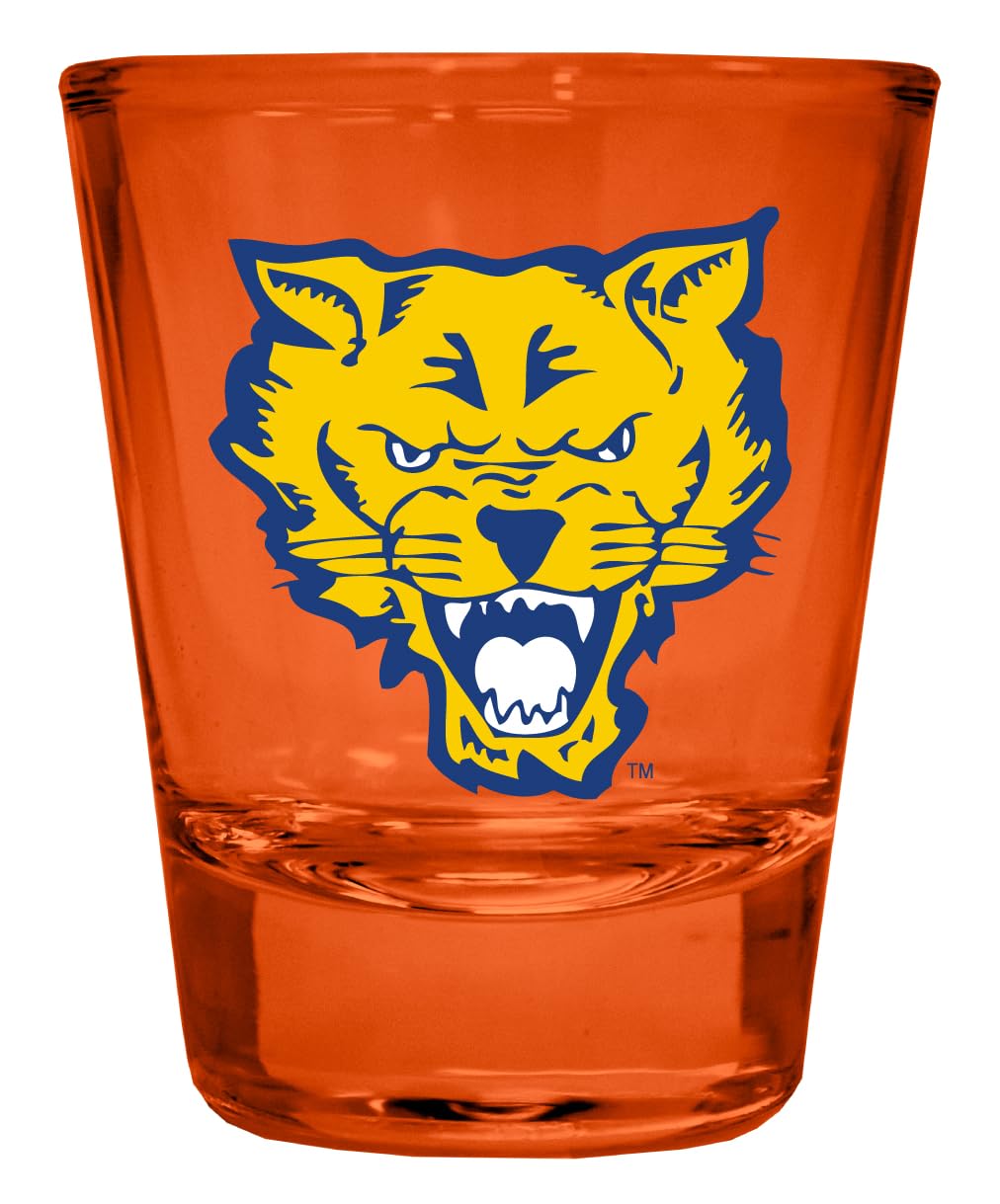 R and R Imports Fort Valley State University Full Color 2 oz Shot Glass Orange Officially Licensed Collegiate Product Single
