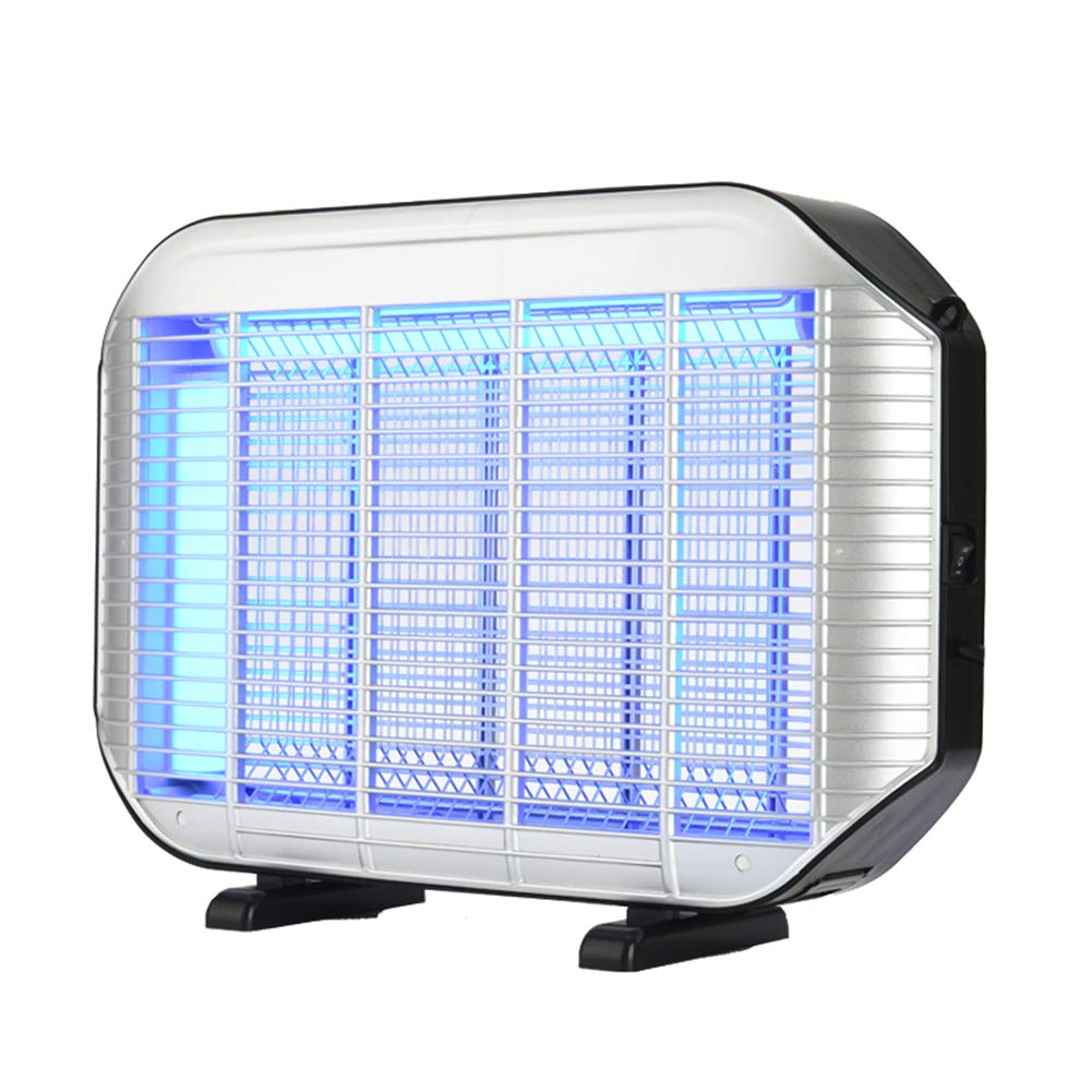 Zanzara Elettrica Domestica della Zanzara del Ristorante del Manufatto Repellente della Zanzara della Luce della Luce Bianca UVA della Lampada dello Shock Elettrico Silver