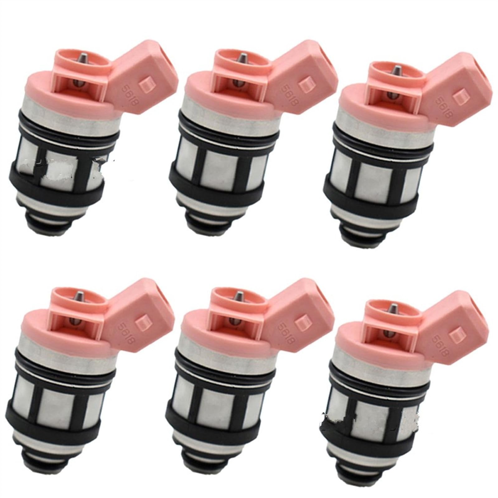 Cgbwmb One Color Car Petrol Injection Nozzles For Nissan D21 For Pathfinder For Quest 3.0L For Vg30e Js201 16600-88G10 Js20-1 Fuel Injector Repair Kits 6Pcs/Set