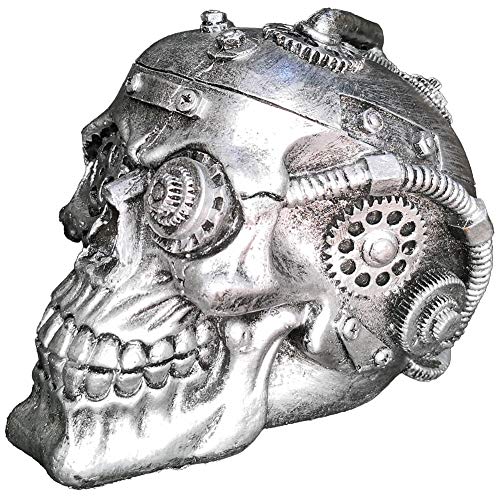 BLASCOOL Halloween Steampunk Gothic Skull Decor -...