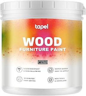 All-in-One Chalk Matte Paint | Quick-Dry 30min Furniture Paint | No Prim...