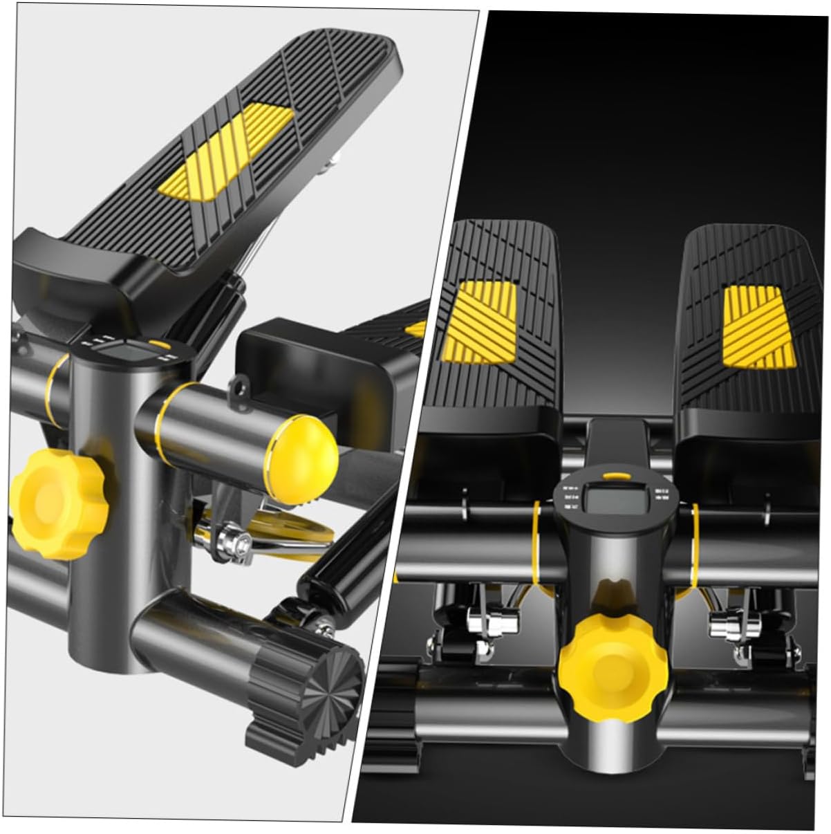 Mini Stepper Exercise Machine Silent Home Pedal Exerciser Armrests Compact Weight Loss Fitness Equipment for Indoor Workouts