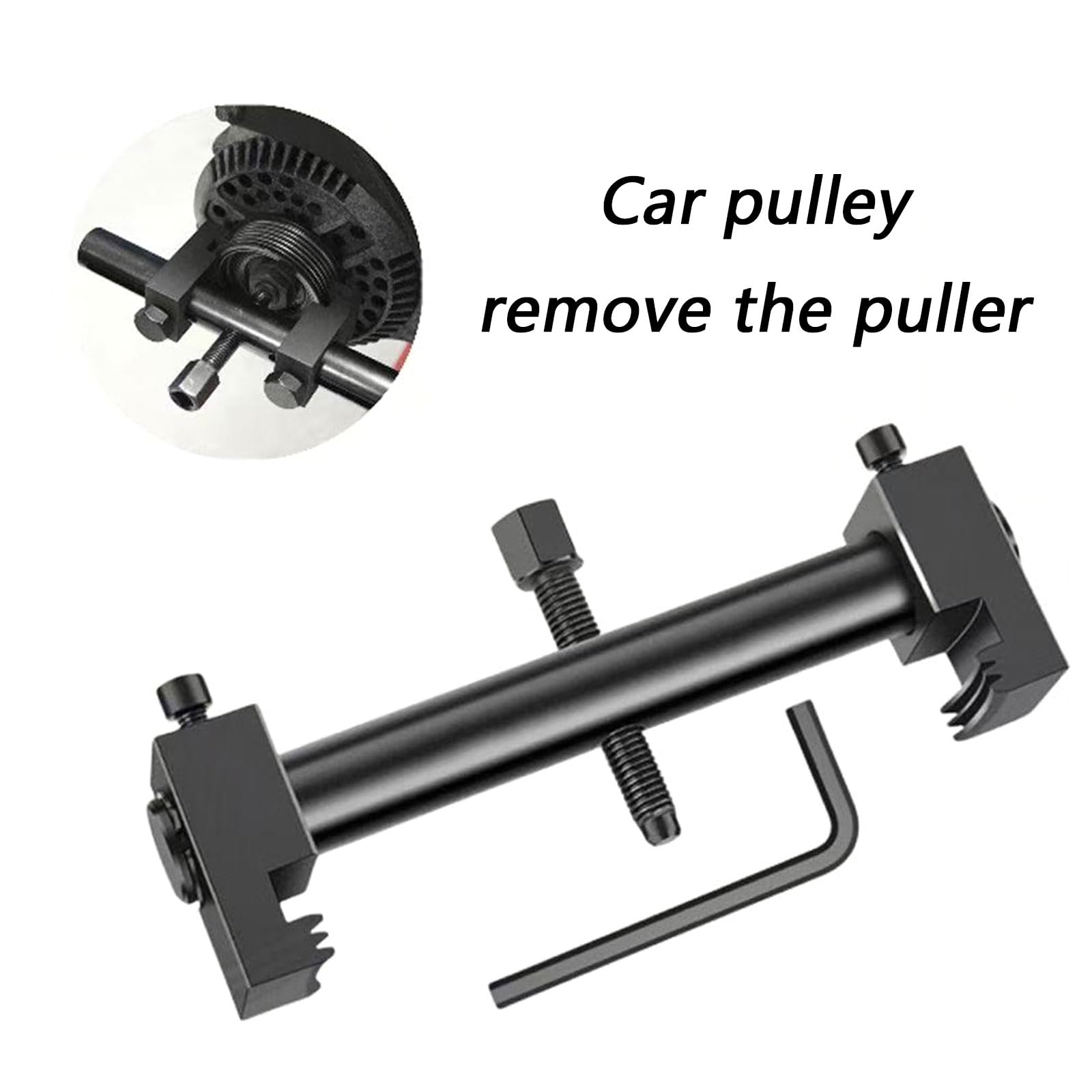 Strumento professionale per estrarre la puleggia ' albero motore, facile installazione, strumento riparazione per auto, per officine e progetti fai da te, set estrattori per albero motore