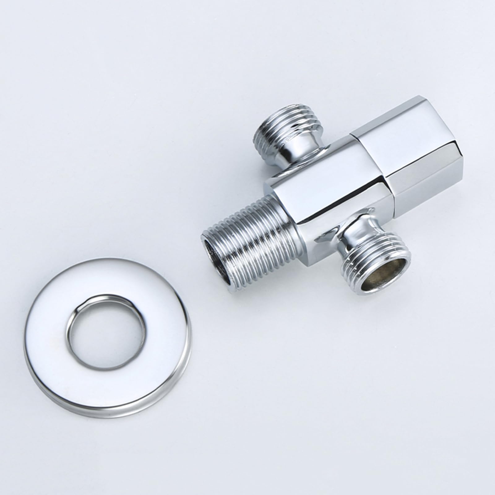 Grifo Portatil para Wc Kit Cromado Juego de Ducha de Mano de Bidé Latón para Higiene Personal,Tubo de Acero Inoxidable C