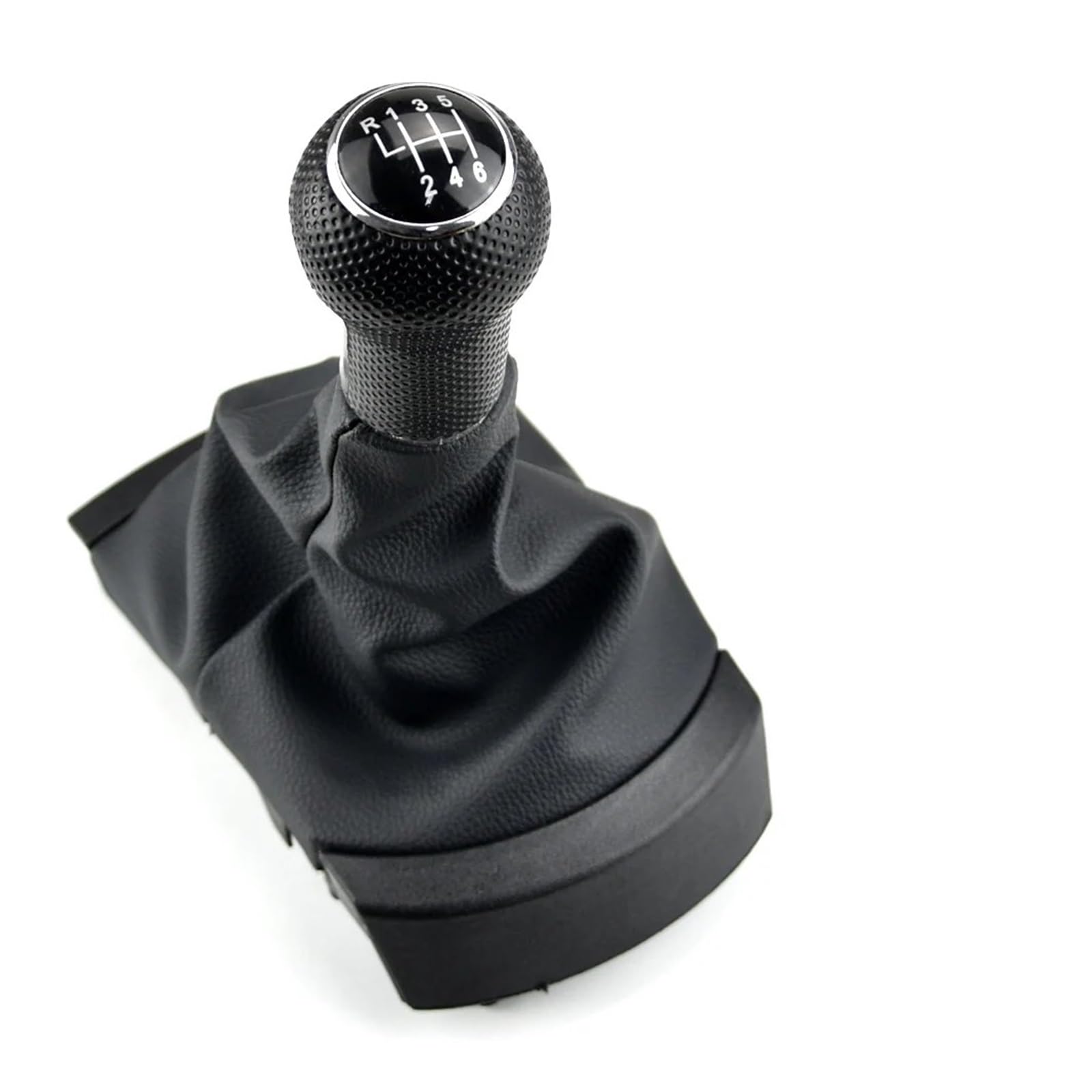 Dbmswzjqfg 6 Speed Gear Shifter Knob For Seat Ibiza 2002-2008 Black Upgrade