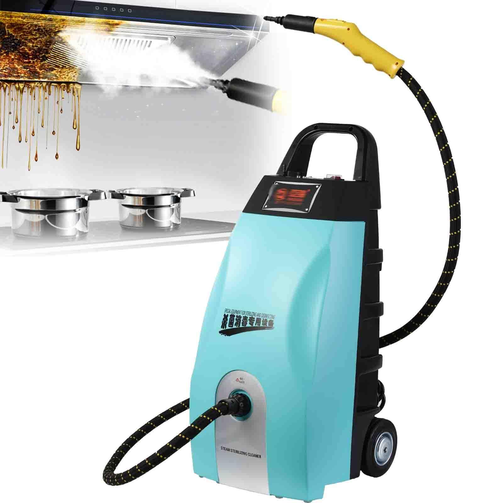 Ptatritious Blue Multi-Purpose Steam Cleaner, High-Pressure Continuous Steam Washer, Heavy-Duty Portable Steam Cleaner With 3.5 L Water Tank For Home Appliances & Auto Detailing.