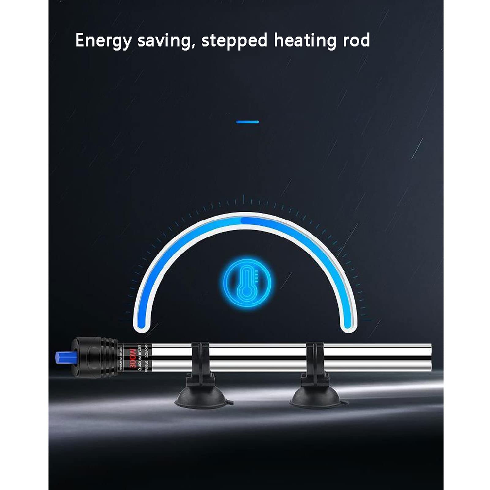 Varilla calefactora para pecera, Varilla calefactora de Alta Potencia, Calentador de Acuario, 100W (500W)