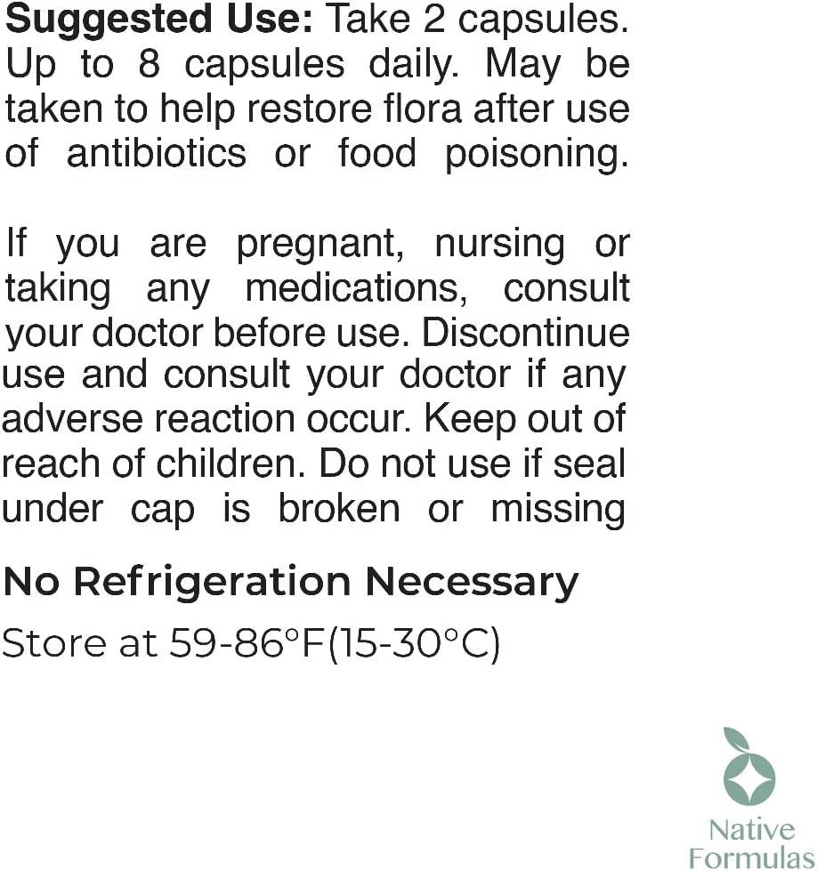 Native Formulas Biome V3 Probiotic, Prebiotic, & Fulvic Minerals Supplements - 35 Billion CFU - 6 Strains - 60 Vegan Capsules - Women & Men - FODMAP Friendly - Supports Digestive, Immune & Gut Health - Image 4