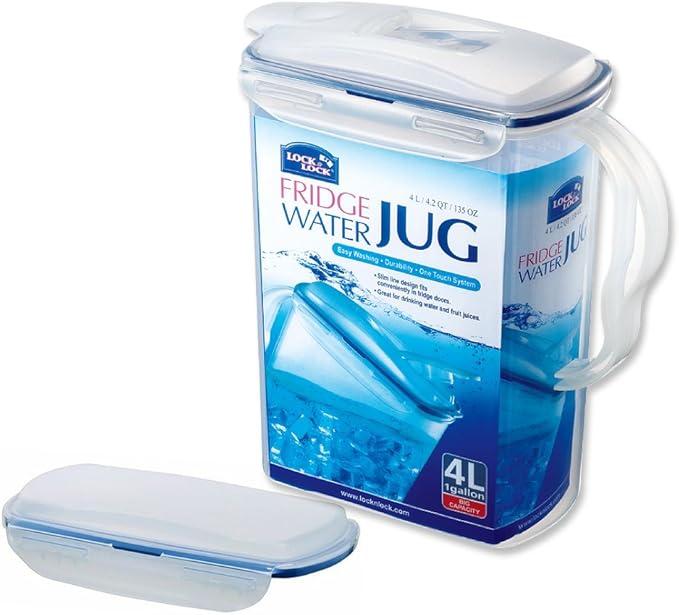 Lock&Lock BPA Free Water Pitcher/Jug with Flip Top and