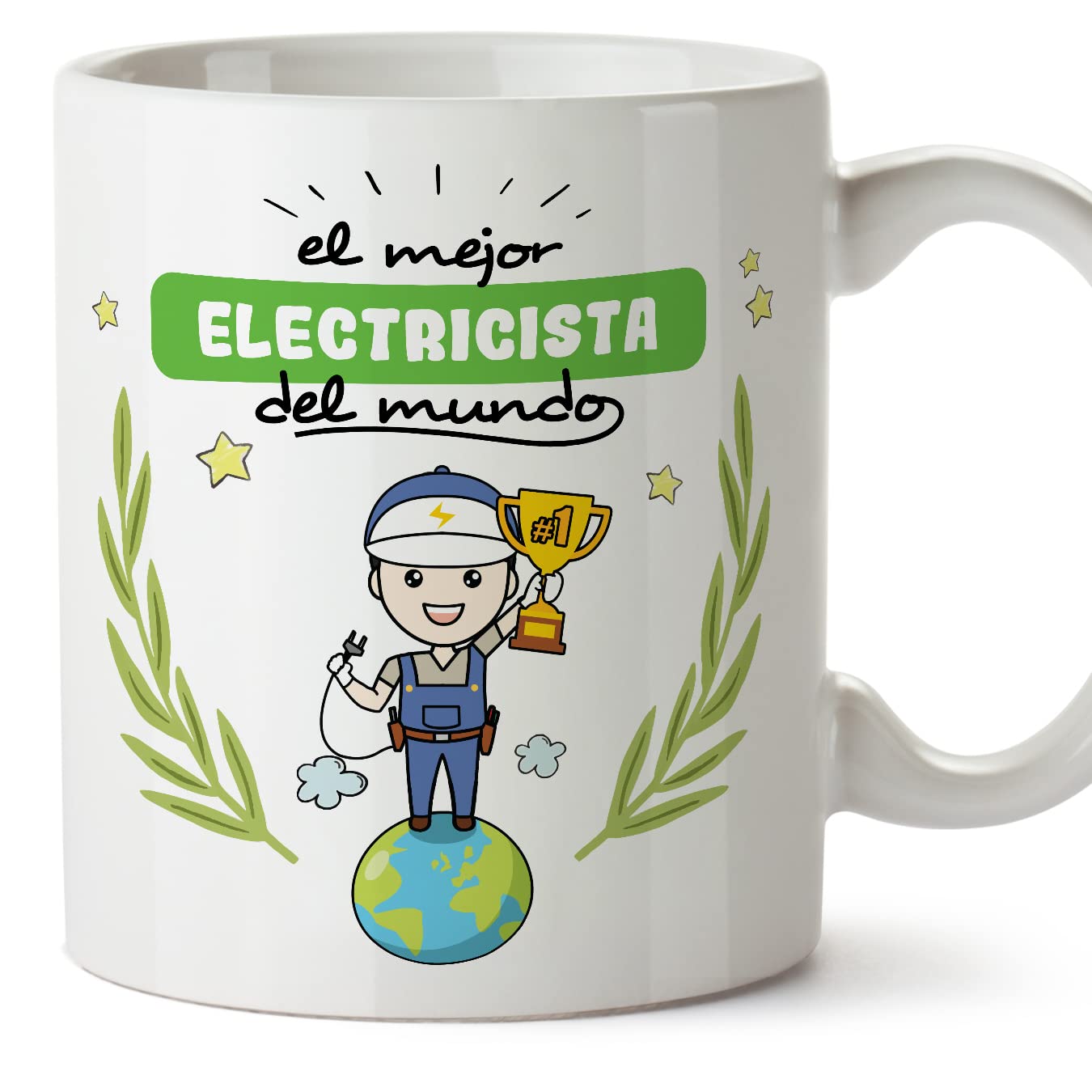 MUGFFINS Taza Fisioterapeuta Hombre (Mejor del Mundo) - Regalos Originales y Divertidos de Fisioterapia — view 117