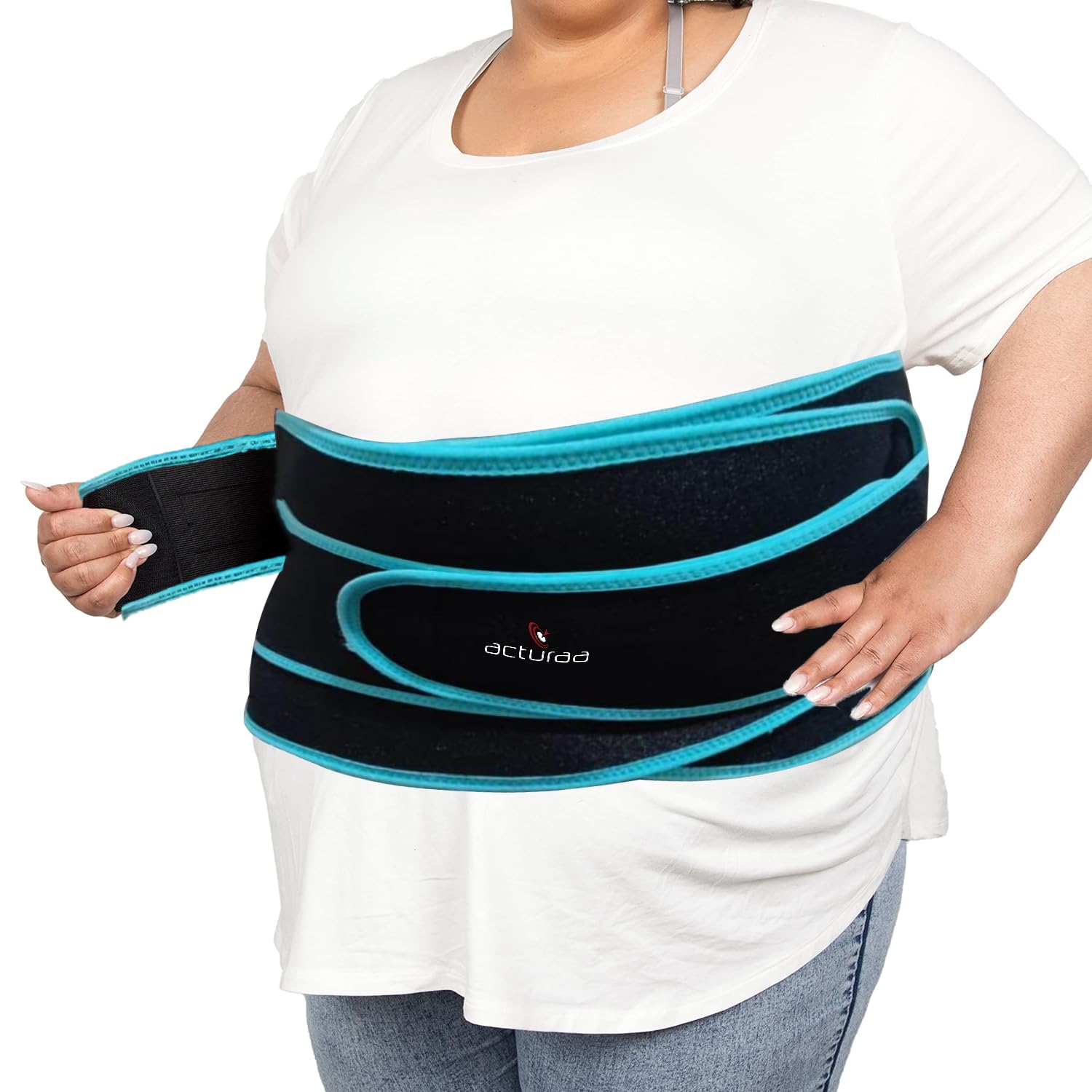 acturaa Plus Size Back Brace for Woman and Man - 2XL to 5XL Extra Large Lower Back Support with Straps and Compressions, Herniated Disc Back Pain Relief, Abdominal Plus Size Binder (Plus Size) (B0D8498DXX) Amazon Price History, Amazon Price Tracker