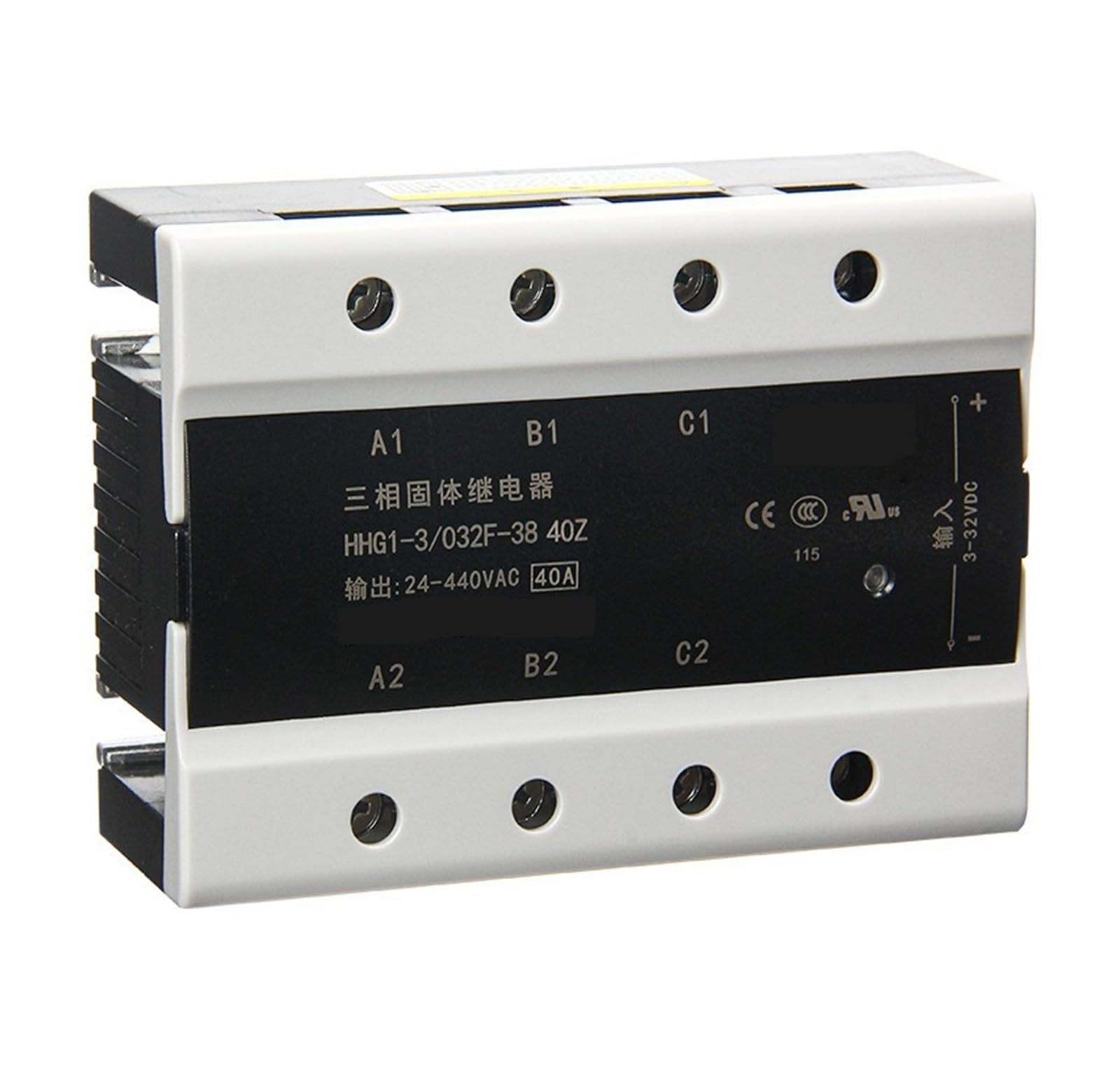 HSSPOJHG Three-phase Solid-state Relay HHG1-3/032F-38 40A SSR
