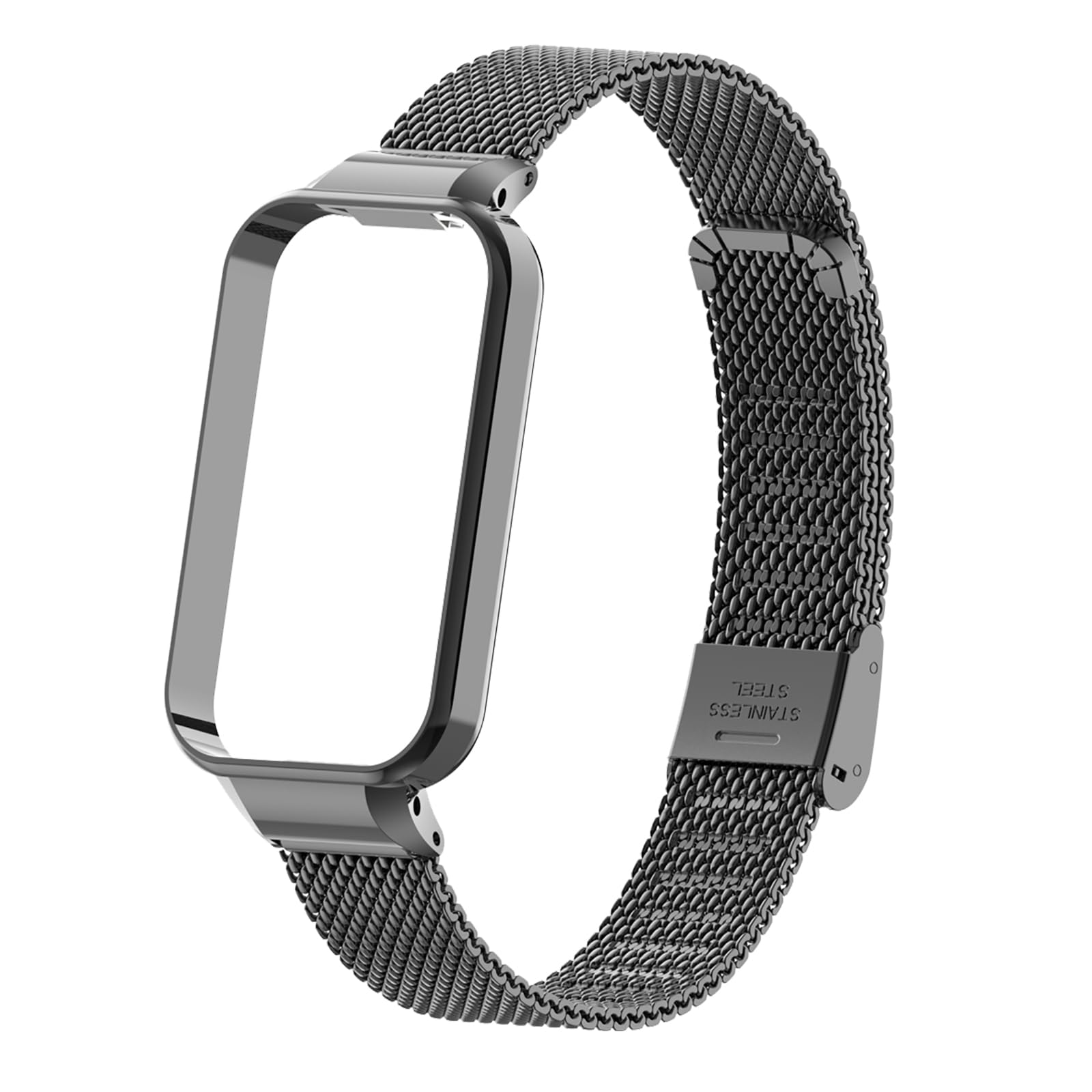 Xisair Metallico Cinturino Compatibile con Redmi Band 2/Xiaomi Band 8 Active Cinturini in Acciaio Inossidabile per Xiaomi Smart Band2 Bracciale Miband 8 Active Bracciali Accessori