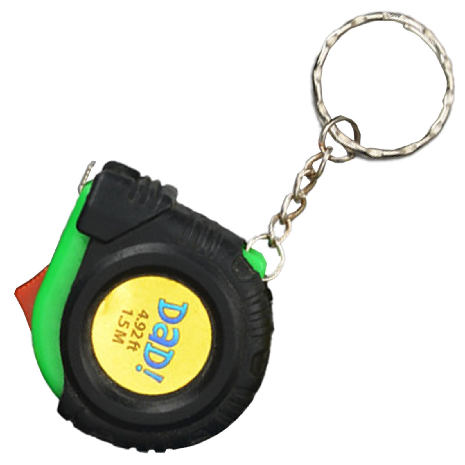 Small Tape Measure Retractable WORKPRO 3-Pack Keychain Tape