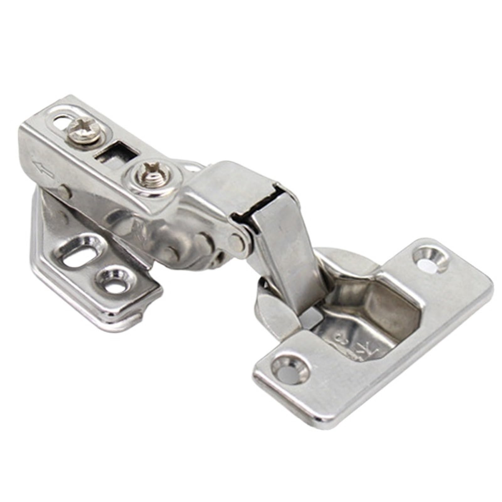 1/2/4/8pcs Hinges Furniture Cabinets Stainless Steel Door Hinges(Fixed IE 8PCS)