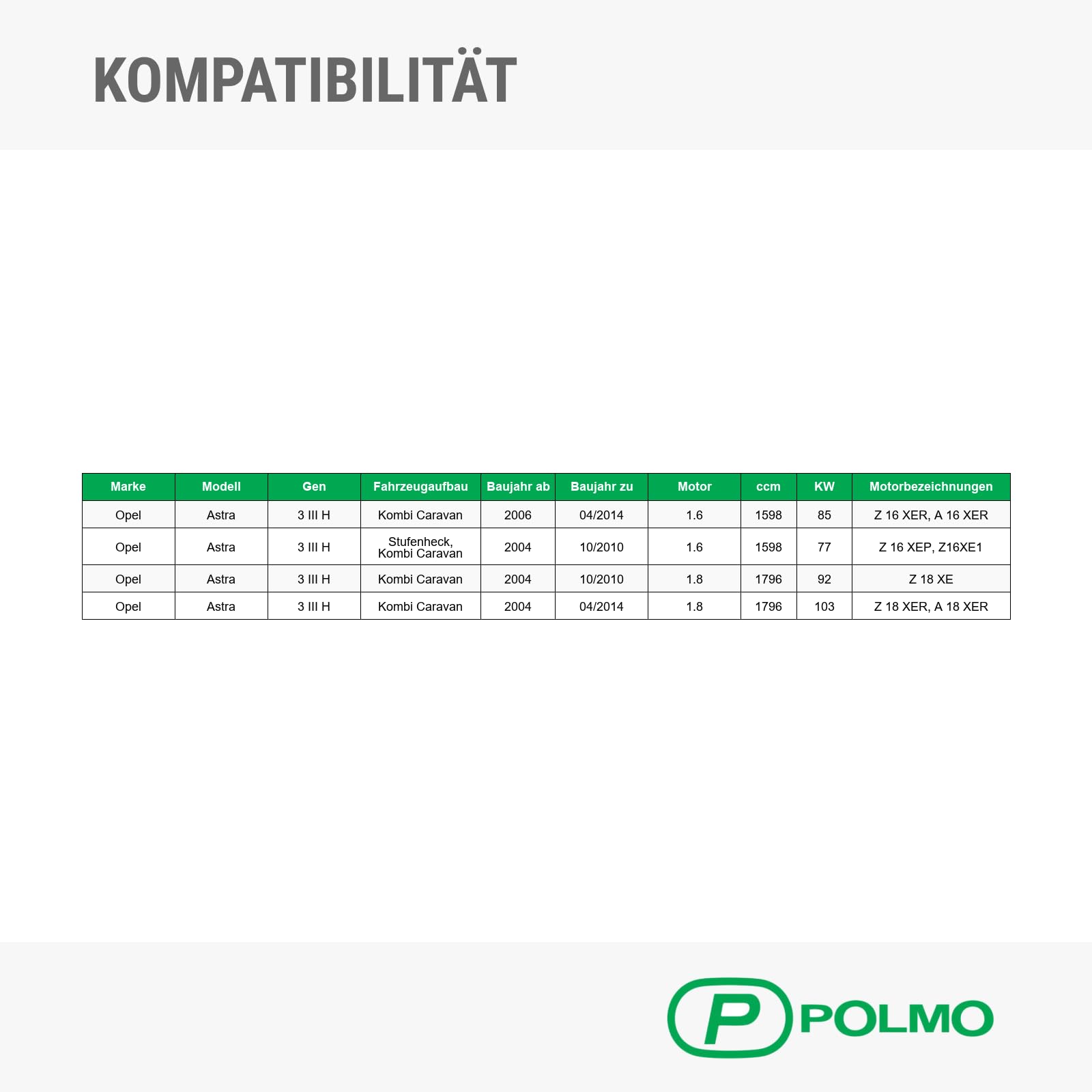 POLMOstrow Auspuff Mitteltopf für Opel Astra 3 III H 1.6 1.8 Stufenheck, Kombi Caravan, Fließheck 2004-04.2014