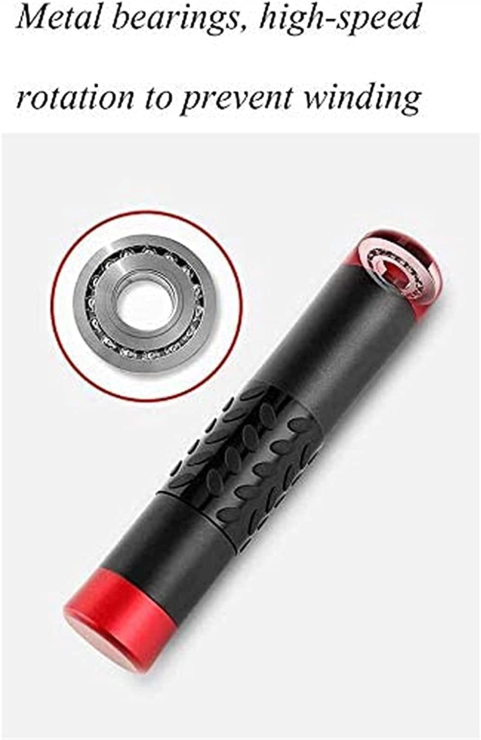 Corda da Salto ponderata for Fitness di Allenamento, Cuscinetto a Sfere Senza groviglio a velocità Rapida Corda for la Perdita di Peso, Maniglia Lunghezza Regolabile 9mm. Cotone in Tessuto