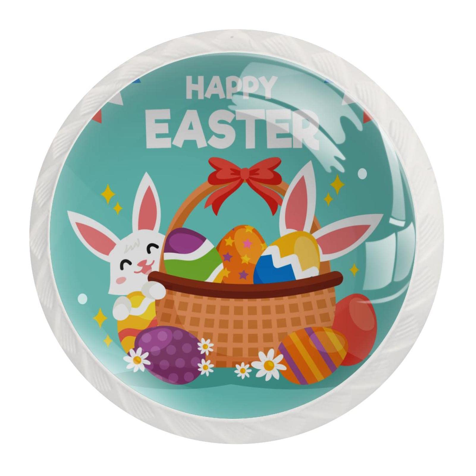 Poignées de tiroir lapin de Pâques et boutons de commode
