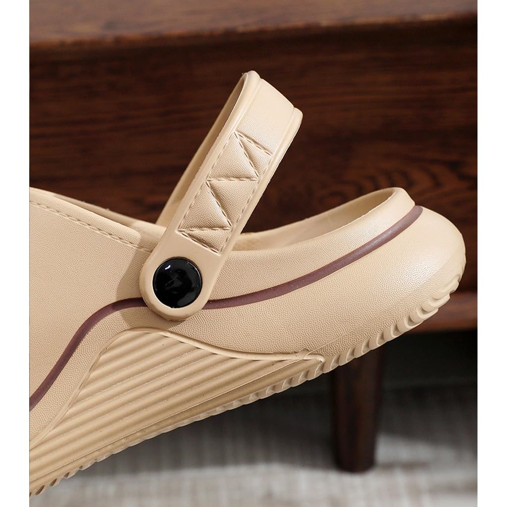 Zapatillas para Hombres Verano Al Aire Libre, Suela Gruesa Antideslizante, Ligera, Zapatos De Ducha con Punta Abierta, Sandalias con Soporte para El Arco (Gris, 41/42 EU)