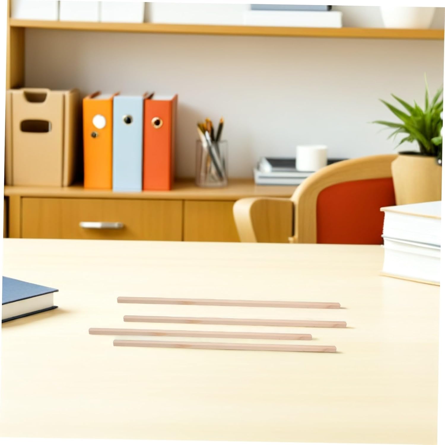 20pcs Wood Dowel Sticks 30cm X 6mm Square Wooden Rods