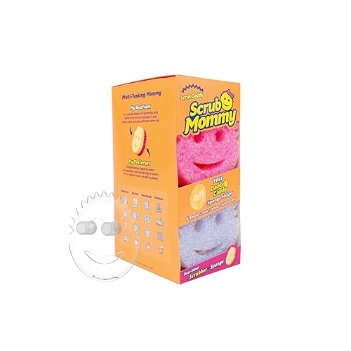 Scrub Daddy 6 Scrub Mommy Kitchen Sponges & 1 Daddy