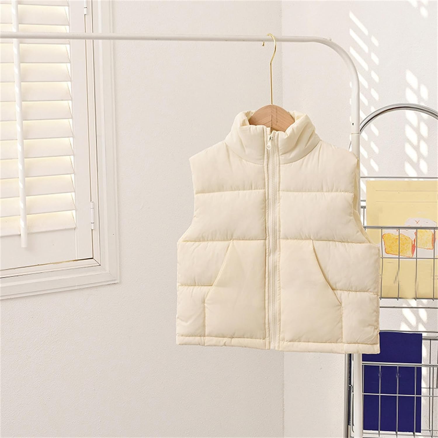 Piumino da ragazzino per bambine Piumino senza maniche Cappotto da completo Piumino invernale per bambino Piumino invernale per bambini Abbigliamento autunno inverno Giubbotto imbottito per ragazzi