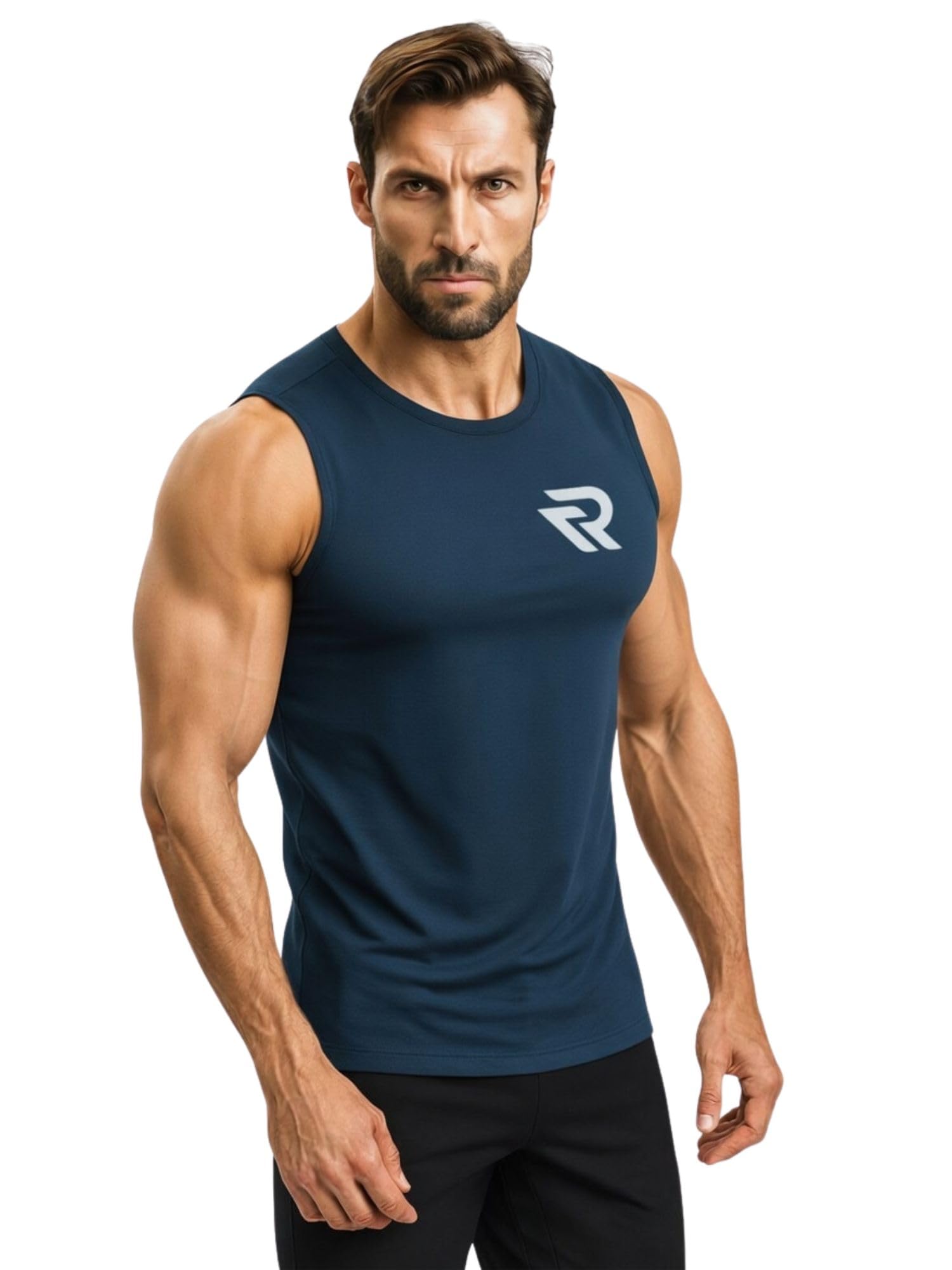3colors Men's Dri-FIT Sleeveless Vest - Activewear for Athleisure Wear CCUT - Run-picture-37