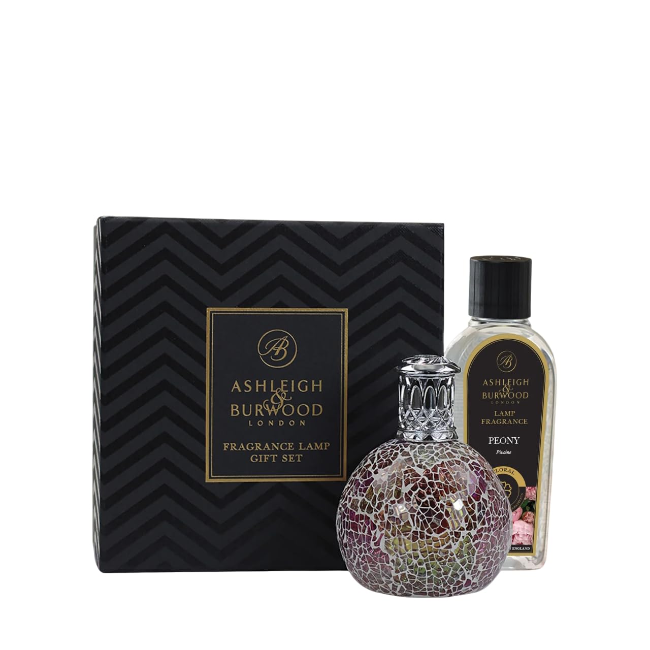 ASHLEIGH & BURWOOD Pearlescence & Peony Fragrance Lamp Gift Set
