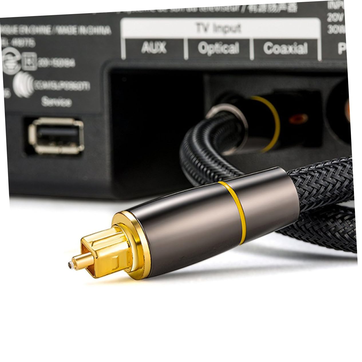 Audio Ottico Digitale Maschio-maschio per Sound Bar e Console Gioco Connettore Placcato per Segnale Audio e Stabile