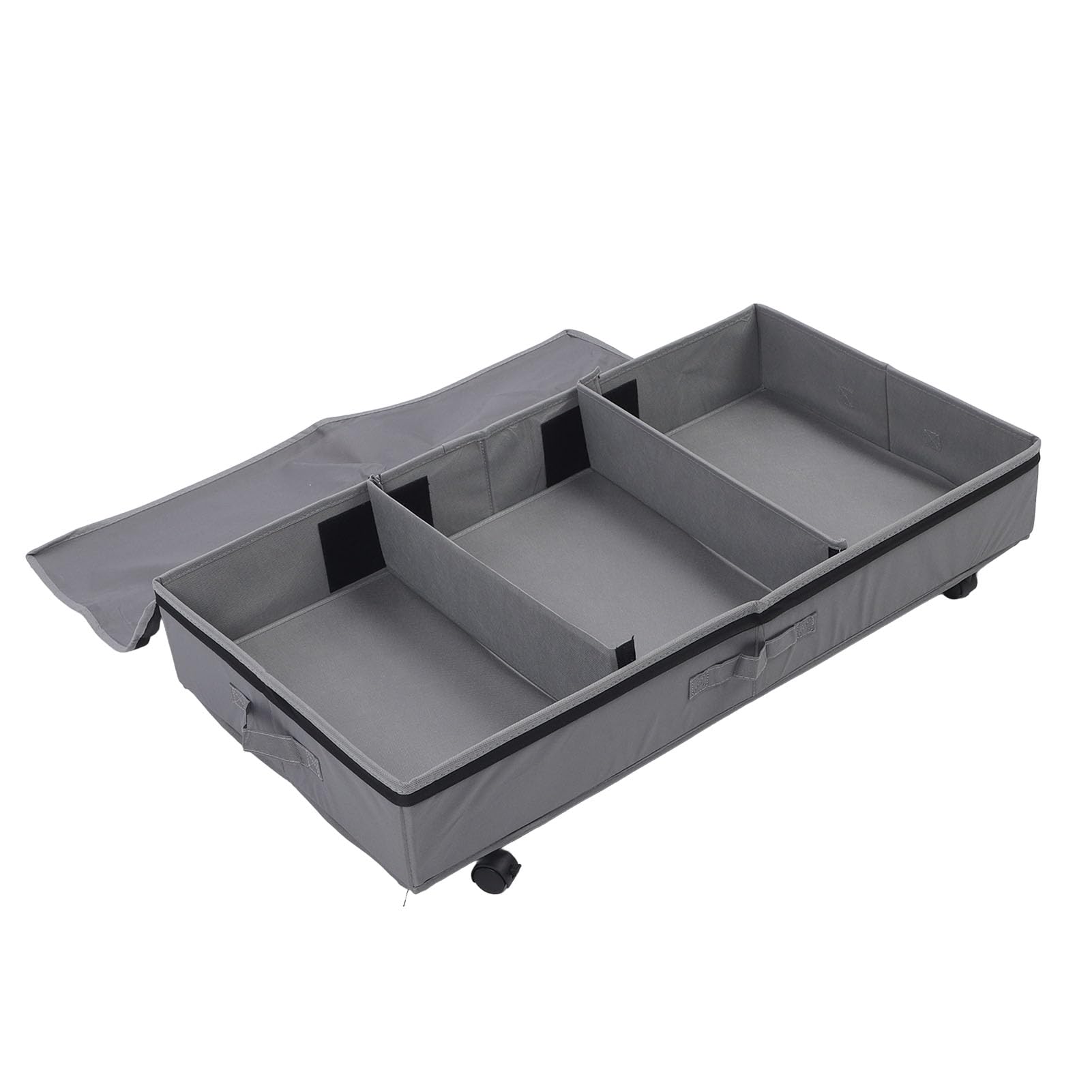 Contenitore portaoggetti sotto il letto Cassetto con rotelle Contenitore per scarpe sotto il letto Carrello portaoggetti sotto il letto con rotelle Contenitore in metallo