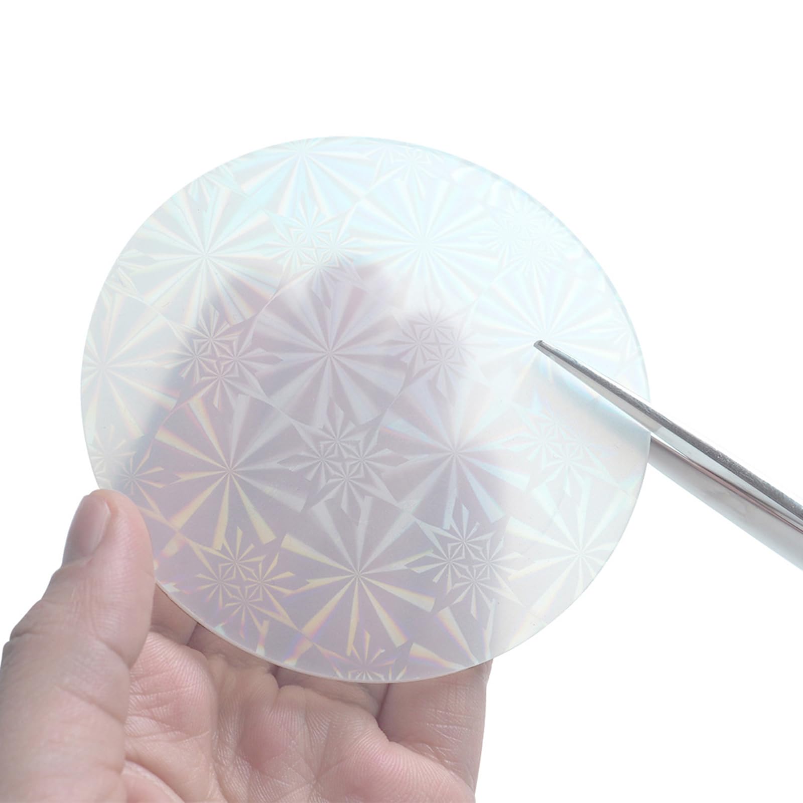 Inserto de moldes de resina con incrustaciones holográficas, C