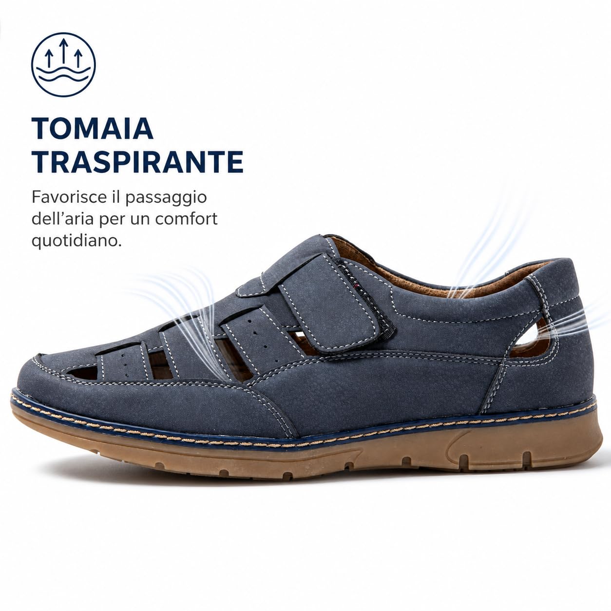 JOMIX Sandale de Randonnée Homme Chaussures de Sport Homme Chaussures de Marche Hommes Sneakers Respirantes Légères Confortables