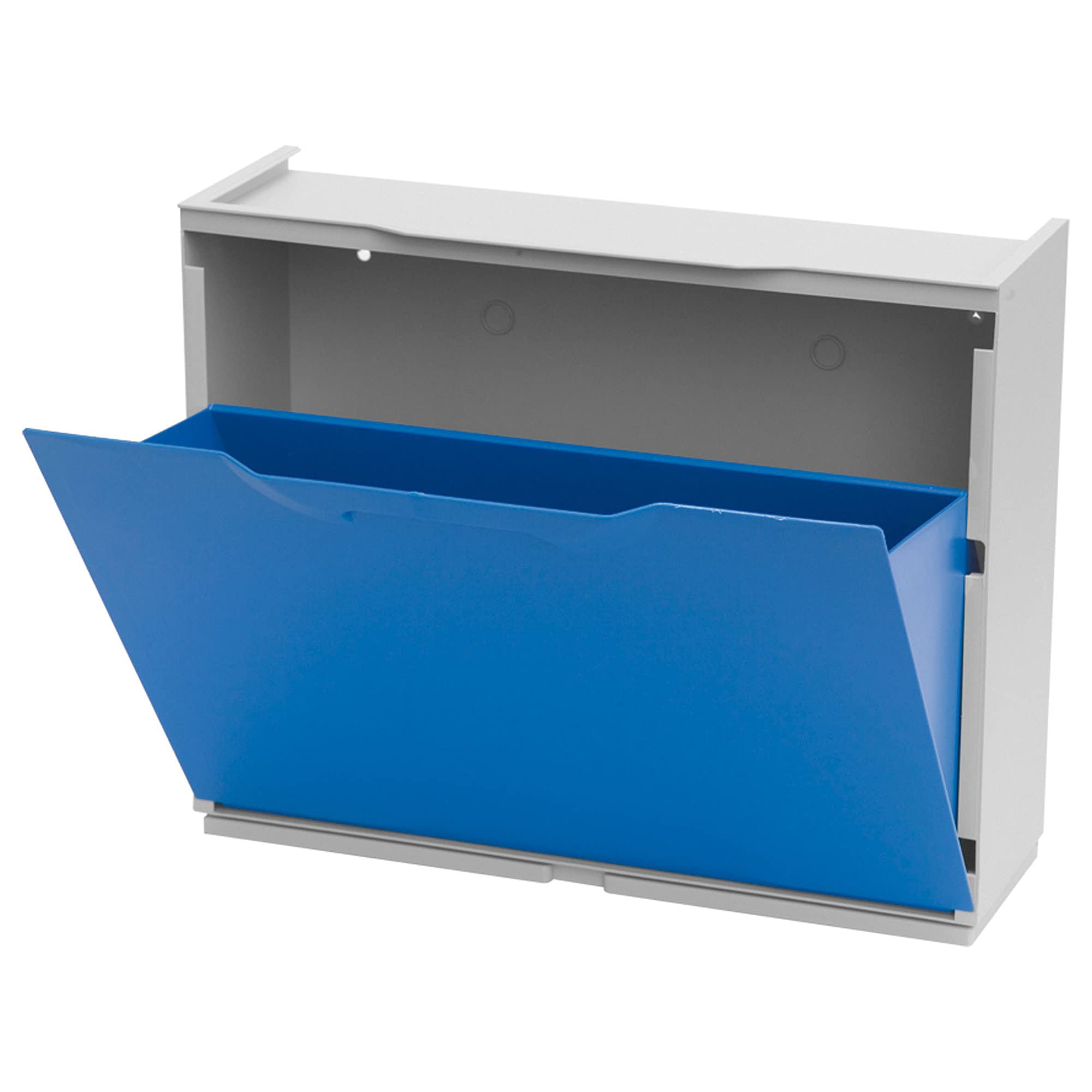 Art Plast U50/1B Scarpiera in Plastica, Blu/Bianco