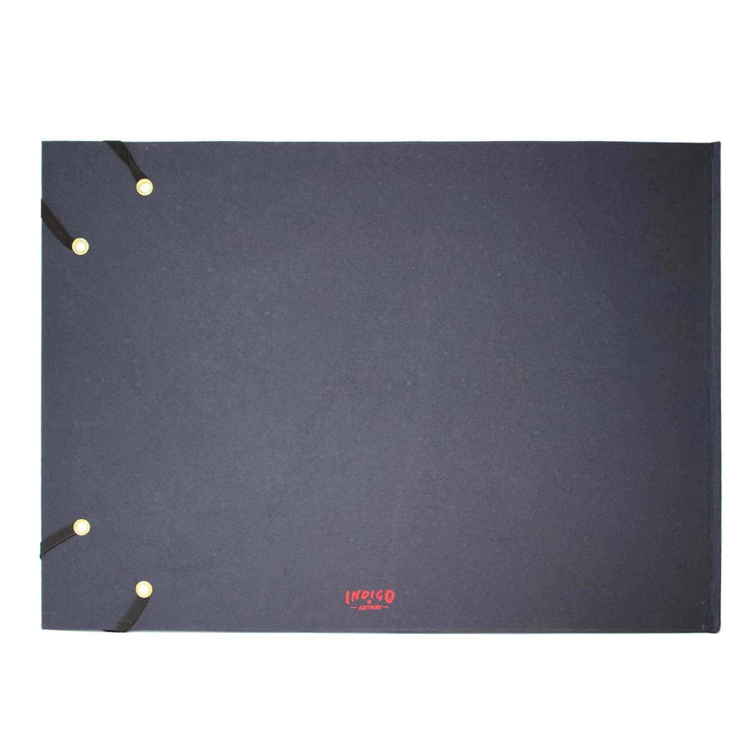 Artway Indigo - Handgefertigtes Skizzenbuch (150 g/m²) mit gebundenem Hartcover - A2 Querformat