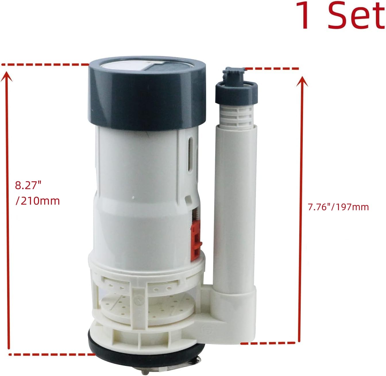 Valvola di scarico doppia con pulsante Kit di riparazione WC a doppio filo, tipo 3
