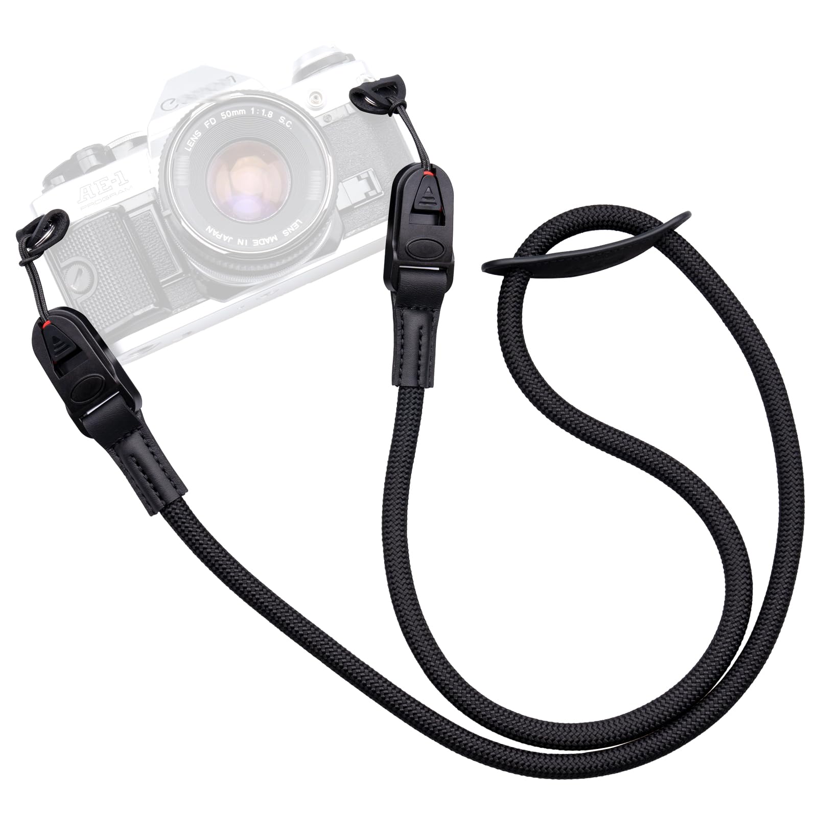 Camera Strap Rope,Quick Release Vintage Cute QD Nylon Neck Shoulder Straps for Photographers Film DSLR