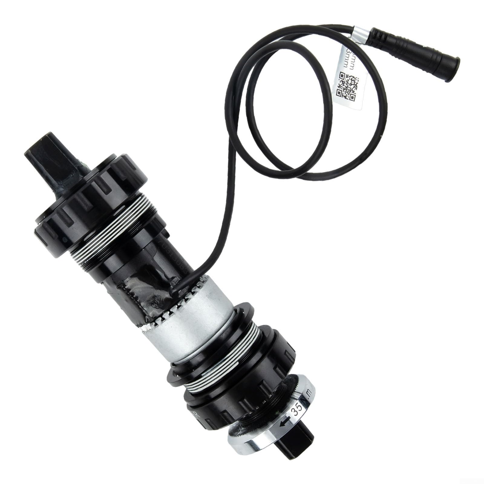 DAZZLEEX Bafang-kompatibler Drehmoment-Mittelachsensor, 73 mm, Elektro-Fahrradunterstützung, 6-poliges Kabel, SR PA231.32.ST.C Mittelmotor-Ersatz, Schwarz