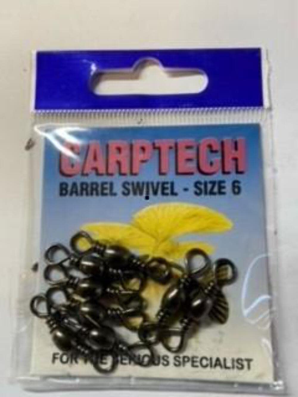 Swivels - Carp, Course & Sea Fishing - All Sizes & Types Nerus Pro Rolling Swivel With snap Lock Size 4