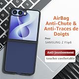 Bihizei Coque pour Samsung Galaxy Z Flip 8, Hard PC+TPU Cover, Arrière Case - 3