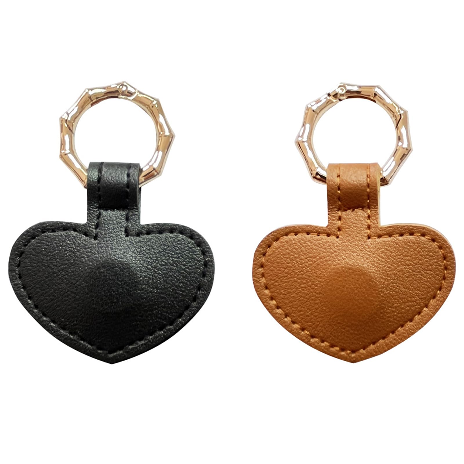 Bizaical Men's Black + Brown Magnetic Hat Clip For Travel, 2 Pcs Premium Pu Leather Hat Clips For Bags With Strong Zinc Alloy Magnet, Reusable Hands-Free Hat Holder For Backpack Tote Luggage–No Mark Travel Accessory For Wo