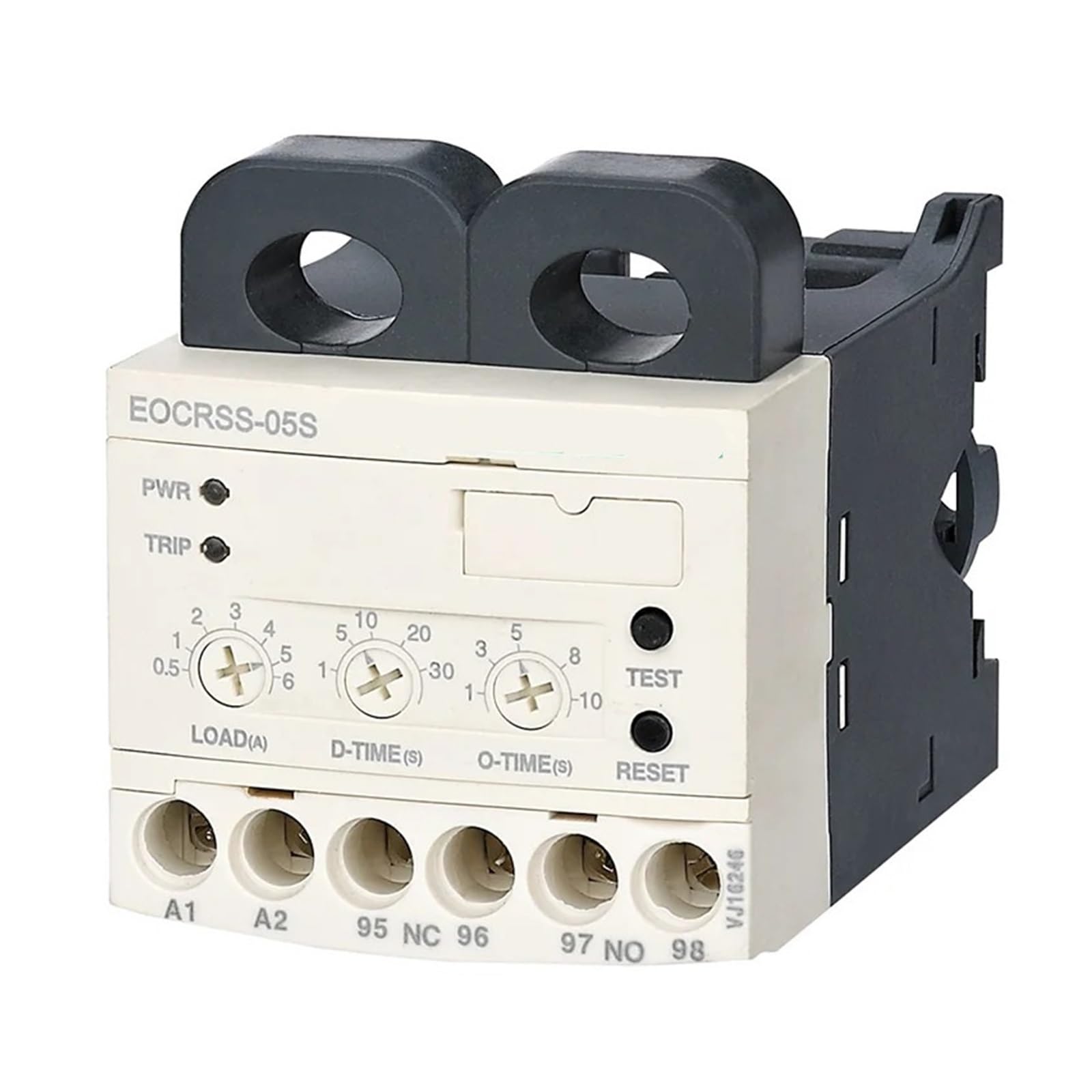 BALYDLUL Electronic Overload Relay Motor Protector Thermal Overload Relay(Un:180-460VAC)(0.5-6A)