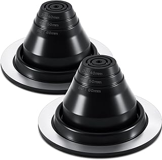 2 Pcs #1 Metal Roof Pipe Flashing Vent Boot for Od 1/4" to 2",