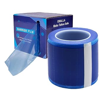 Barrier Film - Usiriy 1200 Sheets Barrier Film Roll with Dispenser Box,4X6 Barrier Film Roll